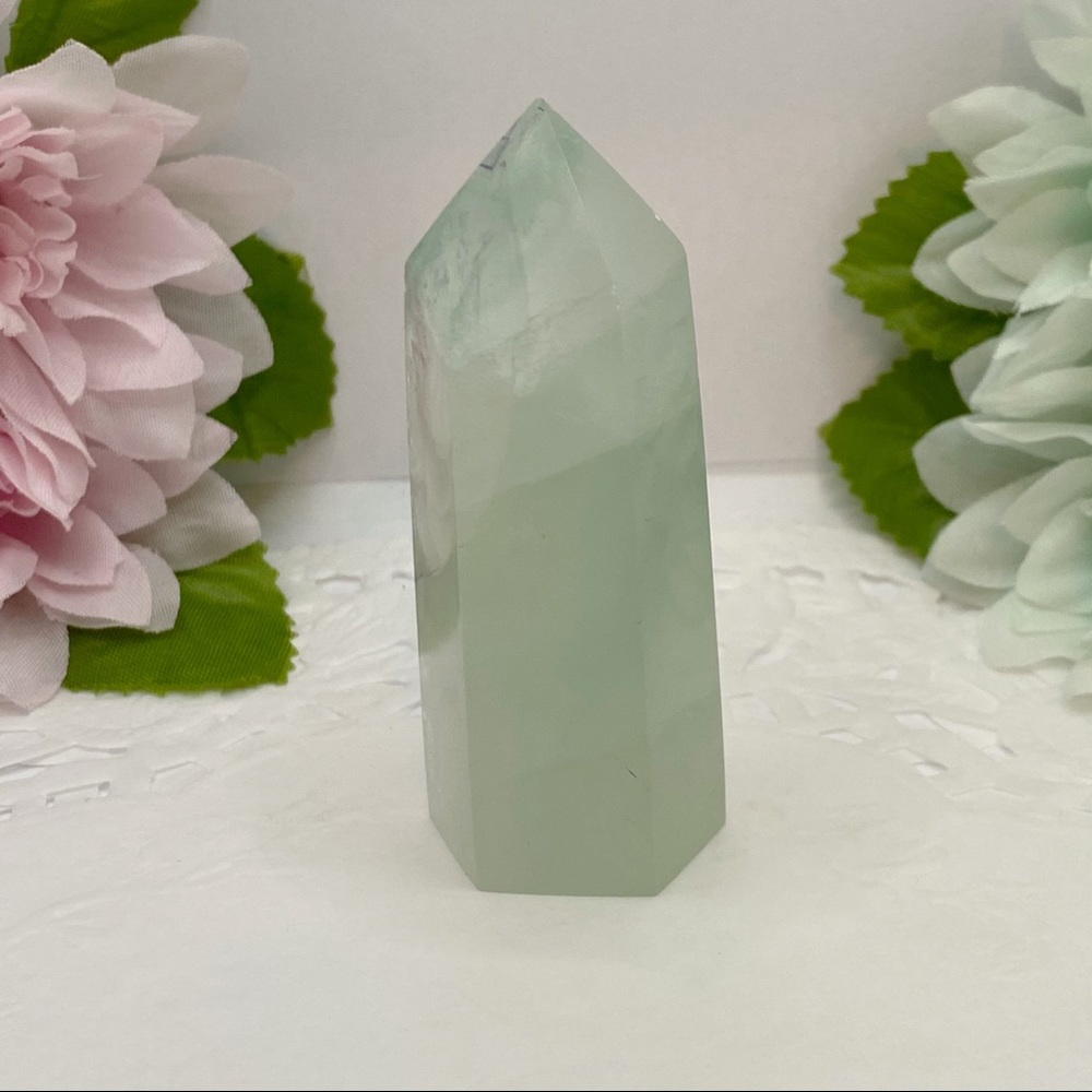 Nature Fluorite Crystal Tower